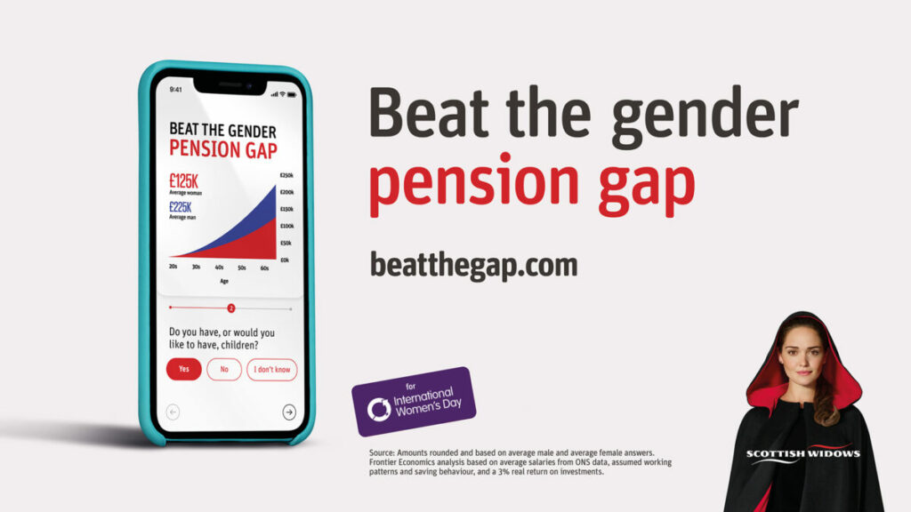 Life insurance and pensions firm Scottish Widows has launched what it is calling an 'industry-first tool' to calculate the gender pension gap.