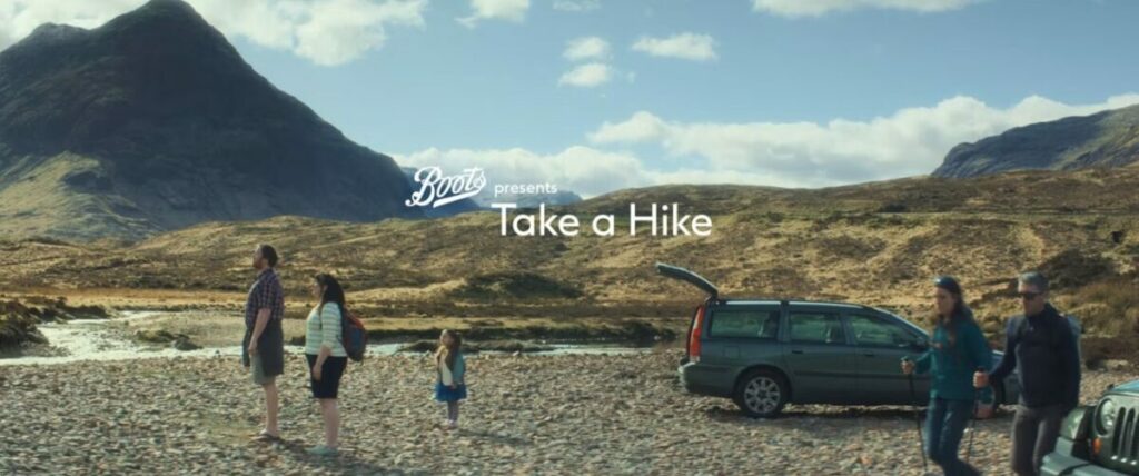 A family end up by the lake as their plans go array in Boots pharmacy's latest summer spot. Boots latest summer campaign focuses on the unpredictability of the season, in an ode to the unexpected, wherever that may lead.